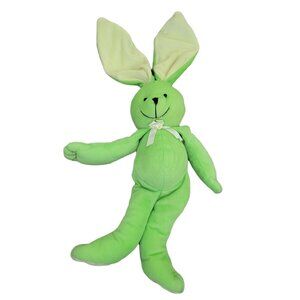 Lime Green Bunny 17 inch Plush Easter Rabbit Spring Beverly Hills Teddy Bear Co